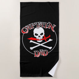 Toalla de playa de Captain Dad