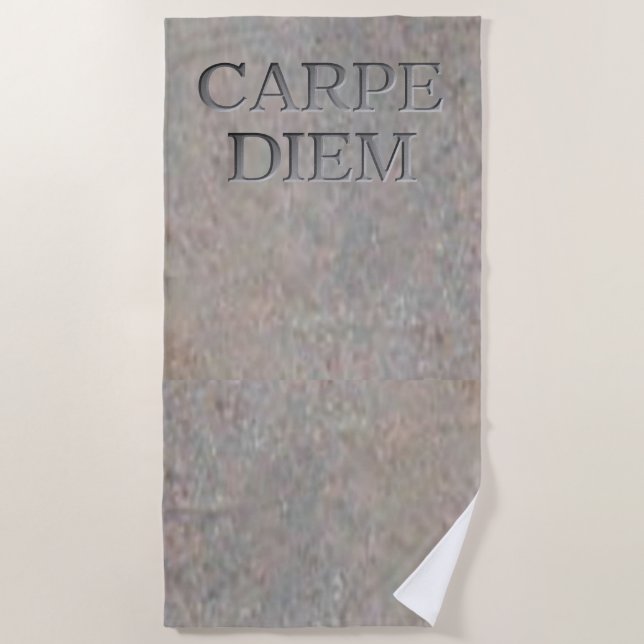 Toalla de playa de Carpe Diem Stone (Anverso)