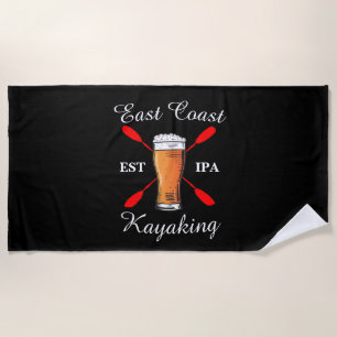 Toalla de playa de cerveza IPA East Coast Kayaking
