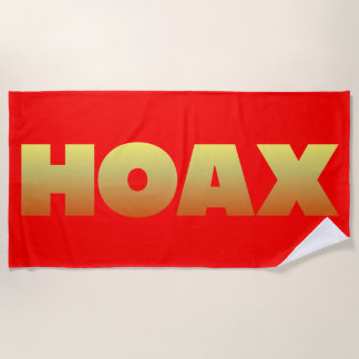 TOALLA DE PLAYA DE DISEÑO DE HOAX