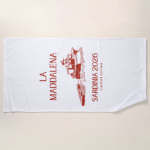 Toalla de playa de edición limitada La Maddalena 2