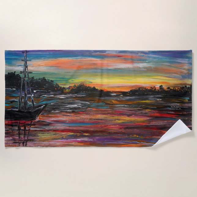 Toalla de playa de El Cairo (Anverso)