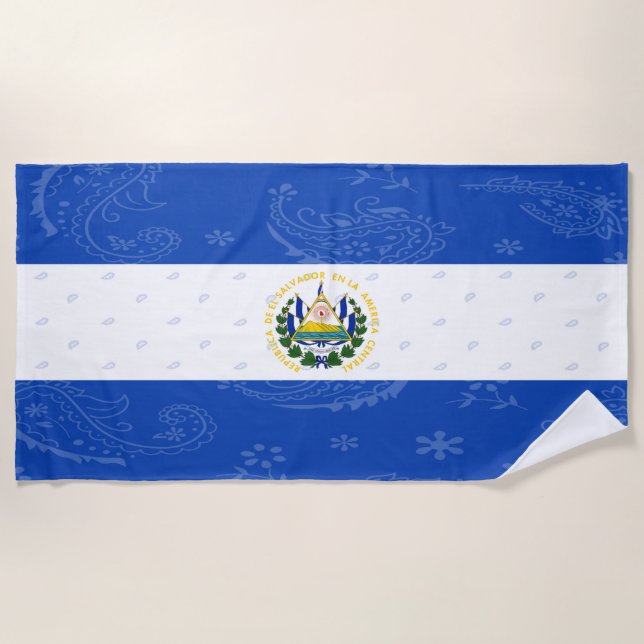 Toalla de playa de El Salvador (Anverso)