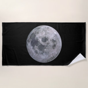 Toalla de playa de encargo de la LUNA LLENA