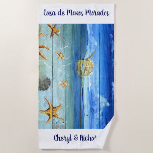 Toalla de playa de encargo de la playa de las