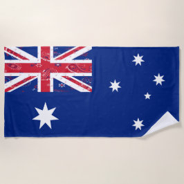 Toalla de playa de la bandera de Australia