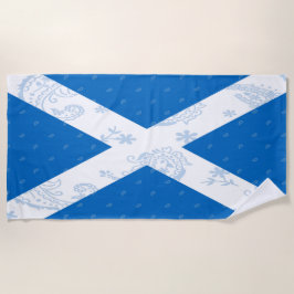 Toalla de playa de la bandera de Escocia
