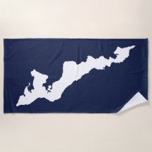 Toalla de playa de la Isla de los Pescadores - Bla