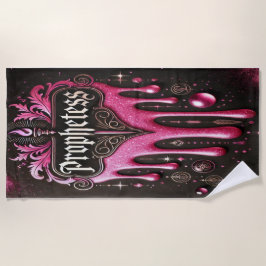 Toalla de playa de la "Profetisa": Secarse con con