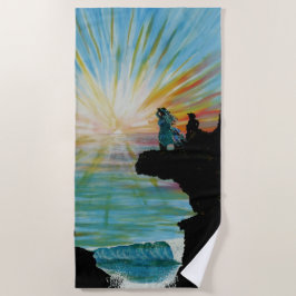 Toalla de playa de la puerta del cielo