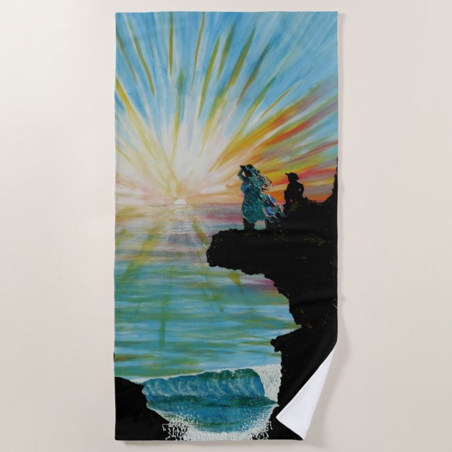 Toalla de playa de la puerta del cielo (Anverso)