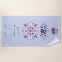 Toalla de playa de la Serenity Mandala