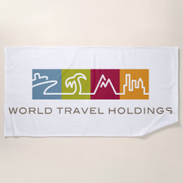 Toalla de playa de las tenencias del World Travel