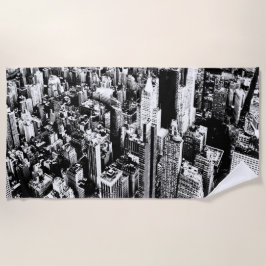 Toalla De Playa De Manhattan al cielo
