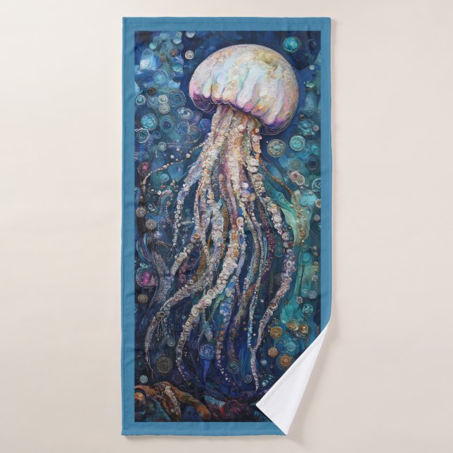 Toalla de playa de medusas (Toalla de baño)