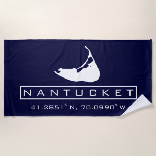 Toalla de playa de Nantucket Island