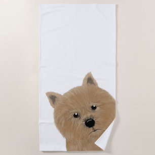 Toalla de playa de Norwich Terrier