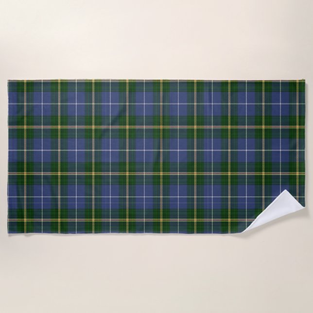 Toalla de playa de Nova Scotia Tartan (Anverso)