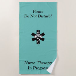Toalla de playa de Nurse Dedication