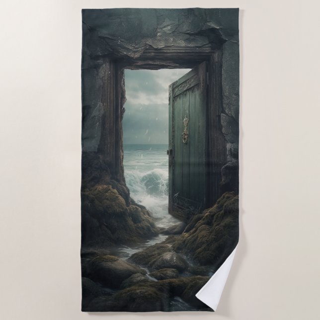 Toalla de playa de Ocean Door (Anverso)