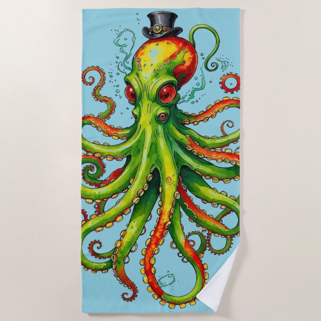 Toalla de playa de Octopus (Anverso)