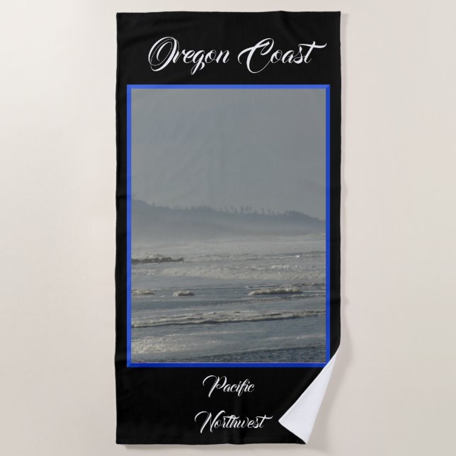 Toalla de playa de Oregon Coast (Anverso)