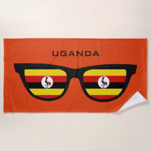 Toalla de playa de personalizado de Uganda Shades