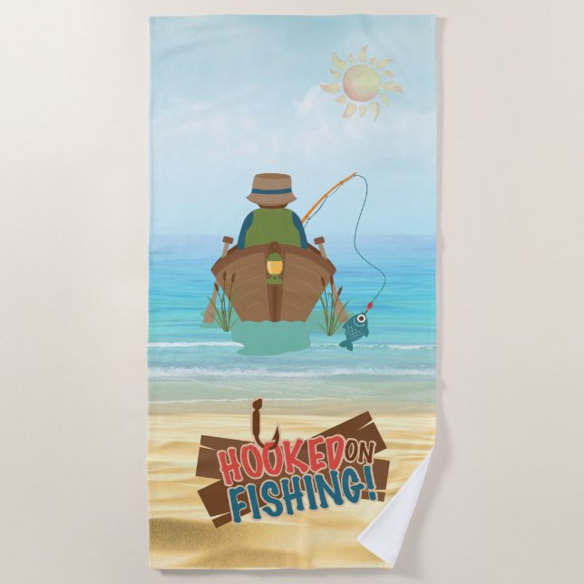Toalla de playa de pesca (Anverso)