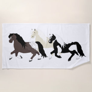 Toalla de playa de Ponies