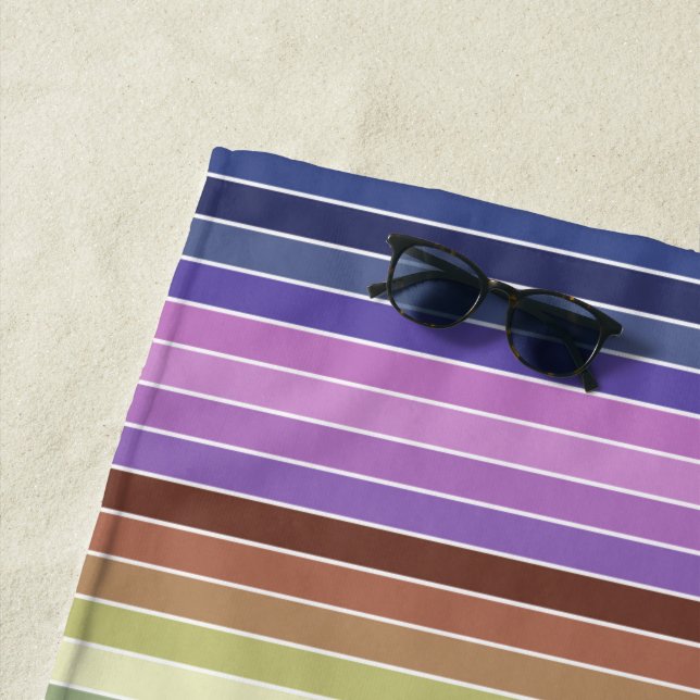 Toalla De Playa De rayas (In situ)