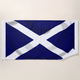 Toalla de playa de Saltire de Escocia