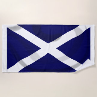 Toalla de playa de Saltire de Escocia