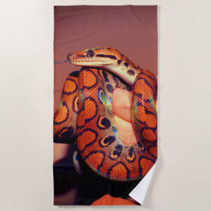 Toalla de playa de serpiente