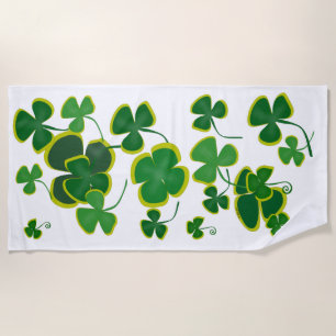 Toalla de playa de Shamrock