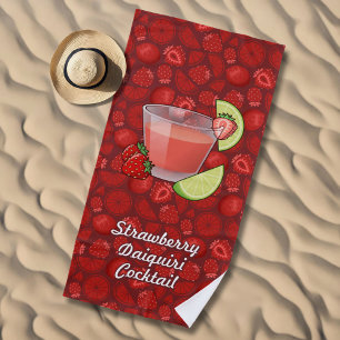Toalla de playa de Strawberry Daiquiri