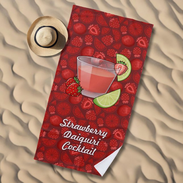 Toalla de playa de Strawberry Daiquiri (Subido por el creador)