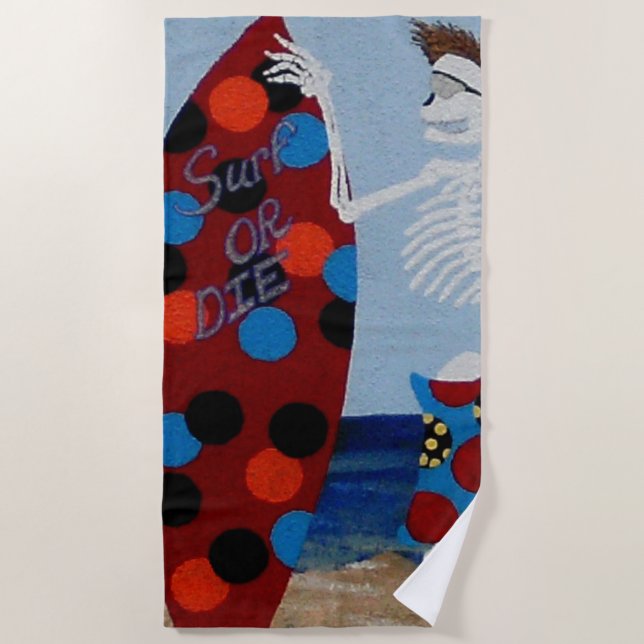 Toalla de playa de surf o de arena (Anverso)