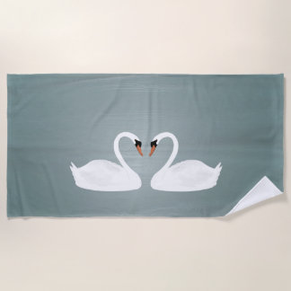 toalla de playa de Swans