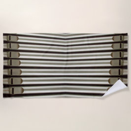 Toalla de playa de tubos de órganos