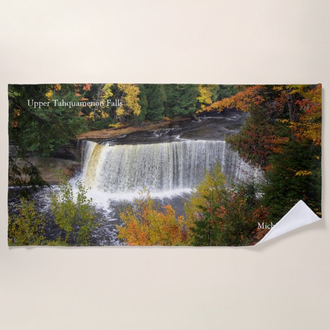 toalla de playa de Upper Tahquamenon Falls (Anverso)