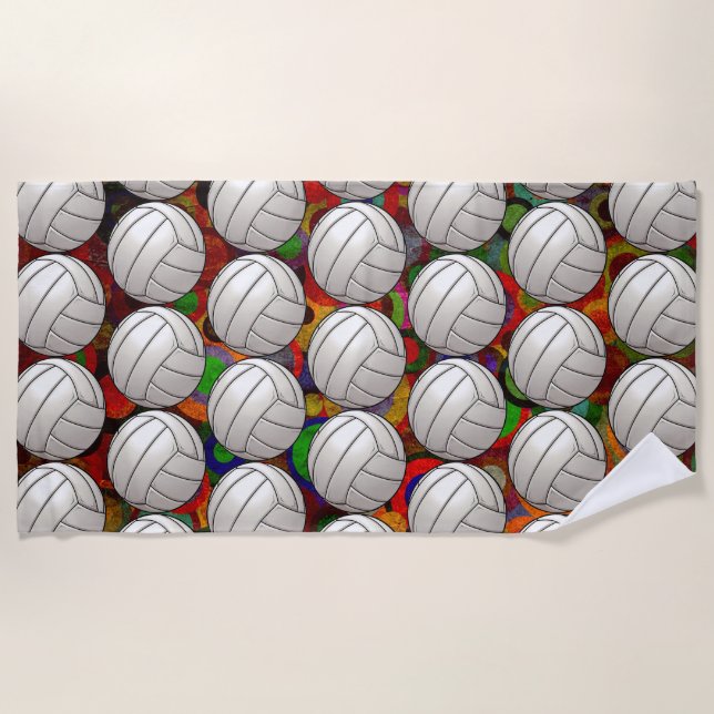 Toalla de playa de voleibol (Anverso)