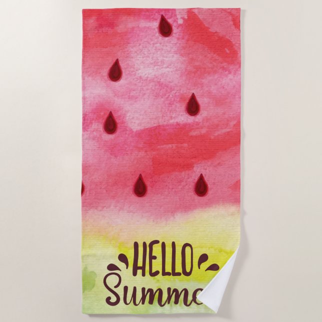 Toalla de playa de Watermelon (Anverso)
