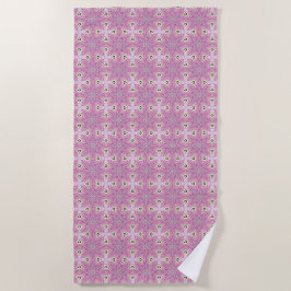 Toalla De Playa Decorative purple patterned