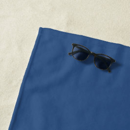 Toalla De Playa Deja Vu Temporada de Primavera Azul Color Sólido