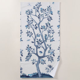 Toalla de playa del Citrus Tree Chinoiserie