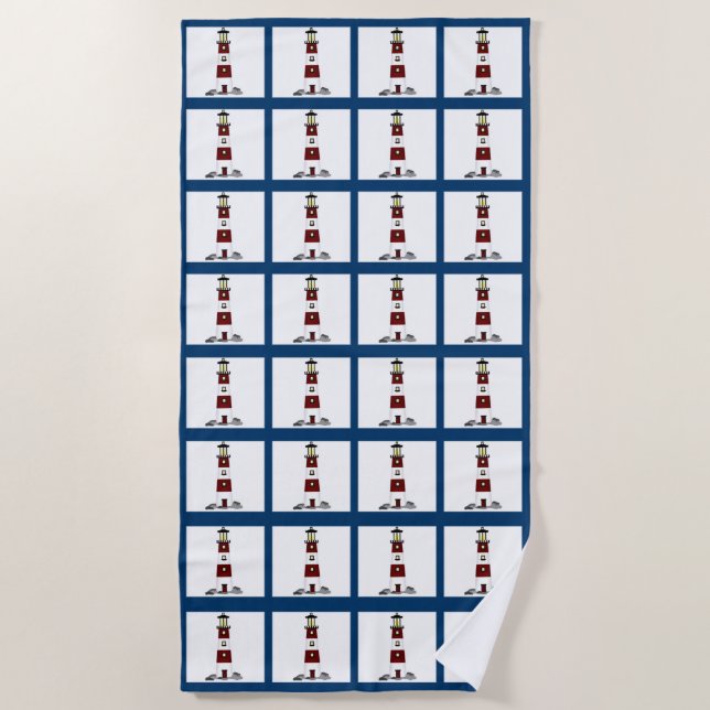 Toalla de playa del faro (Anverso)