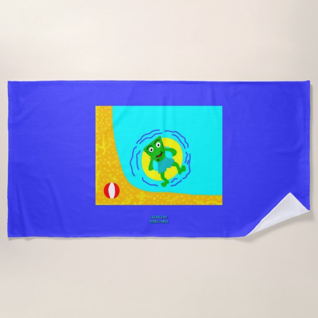 Toalla de playa del verano de FrankenCheese (Anverso)