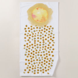 TOALLA DE PLAYA DELANTERO DEL INFLUJO