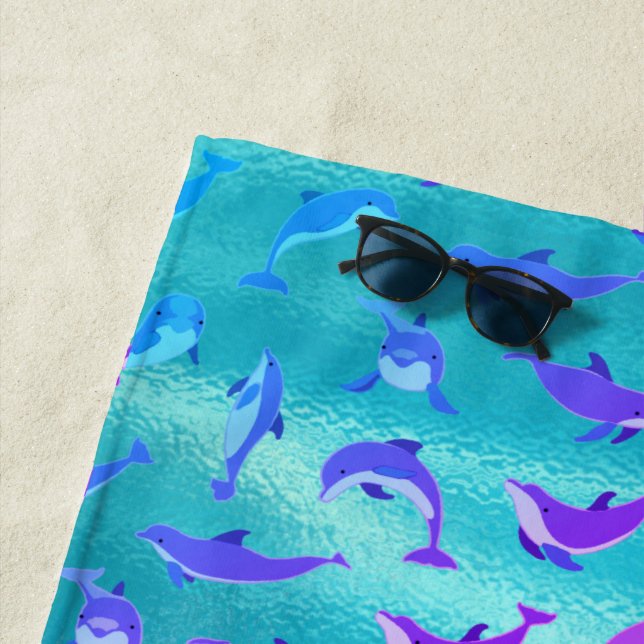 Toalla De Playa Delfines (In situ)
