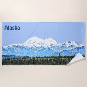 Toalla De Playa Denali (Monte McKinley)
